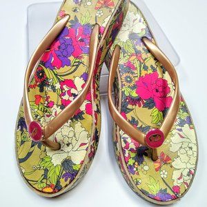 PEACE & TRANQUILITY Designer Flip-Flops